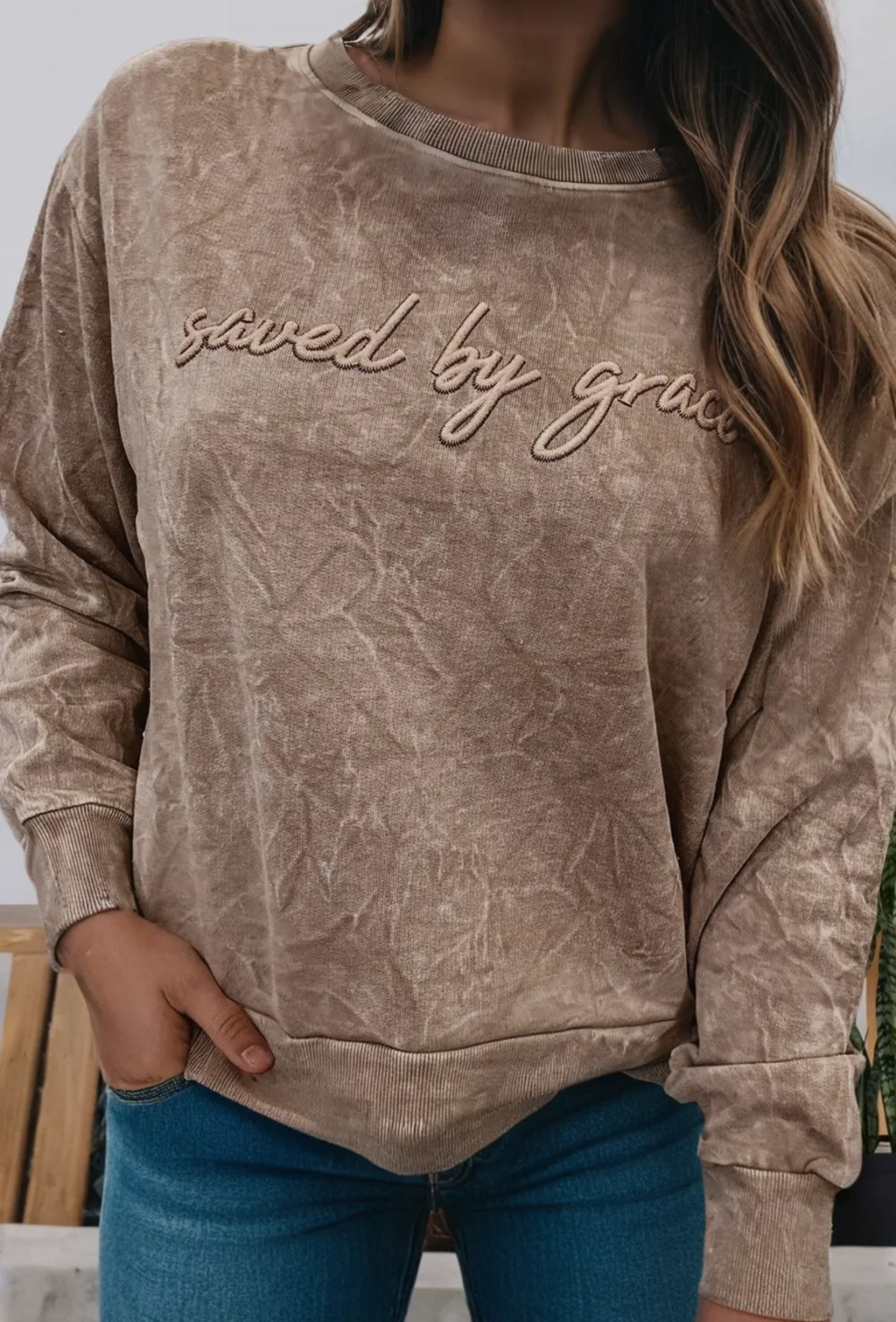 Saved by Grace Sweatshirt