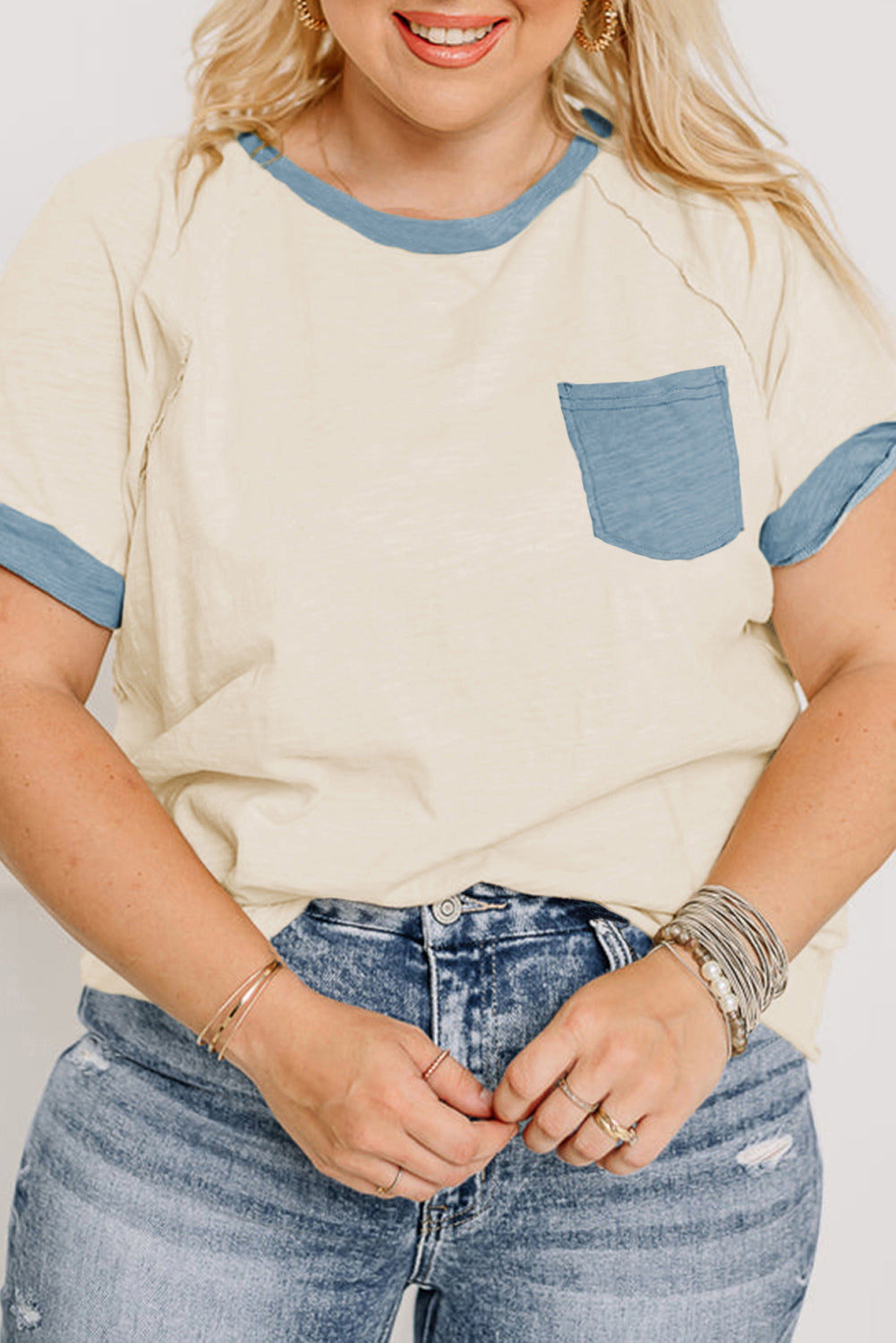Plus Patchwork Top